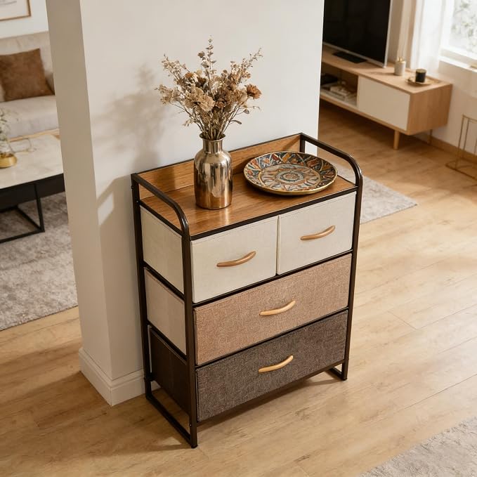 23" Chic Large Capacity Storage Cabinet, Sideboard Cabinets - Image 3