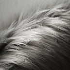 SERISSA 8x10 Fluffy Grey Faux Fur Area Rug - Image 3