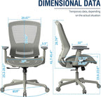 ELABEST Mesh Office Chair, Ergonomic Computer Desk Chair, Sturdy Task Chair- - Image 3