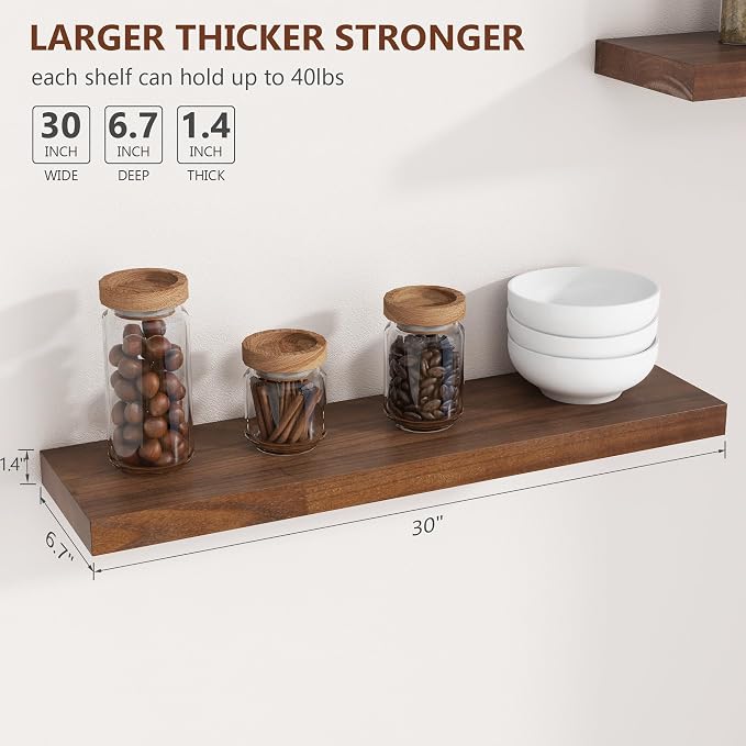 fuqing 30 Inch Floating Shelves - Image 3