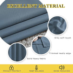 NICETOWN Smoky Blue Doorway Curtains 78 inches Long, Grommet Privacy Door - Image 3