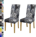 BIETYONE Stretch Dining Chair Covers Set of 2, Soft Removable Washable Kitchen by BIETYONE