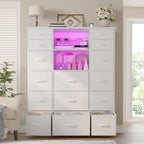 EnHomee 51" H White Dresser - Image 2