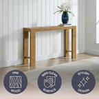 Alaterre Furniture Classic Solid Wood Console Table - Image 3