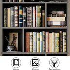 IRONCK Book Shelf, Tall Bookshelf - Image 6