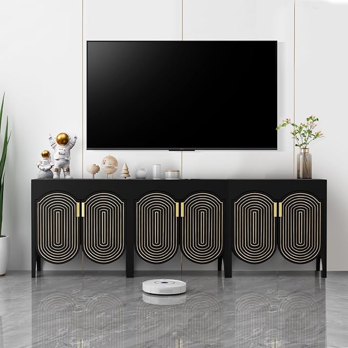 FurSch Fluted Sideboard Cabinet - Image 4