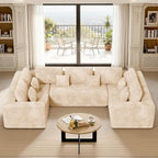 Luxanimarion 136'' Sectional Cloud Couches by Luxanimarion