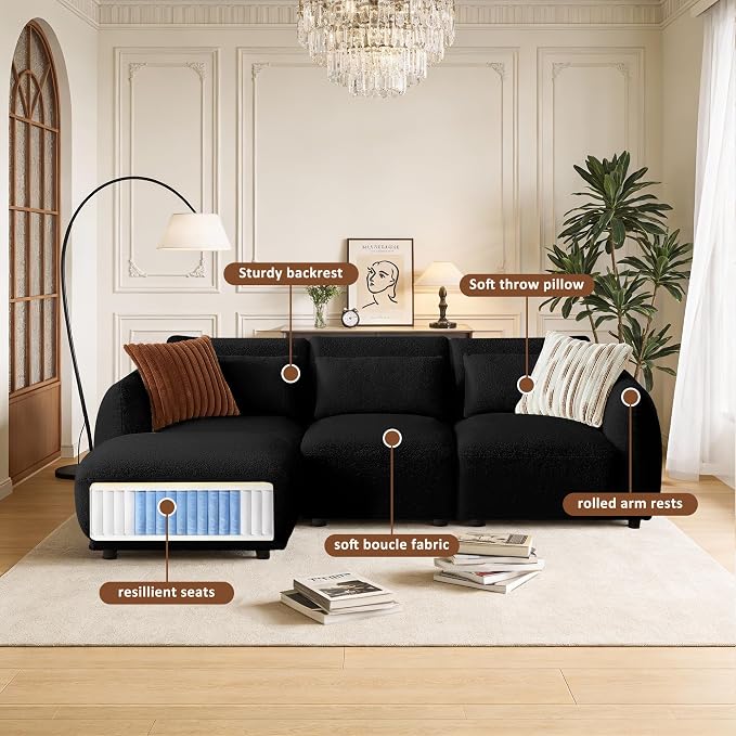 L Shaped Modular Sectional Couch - Image 4