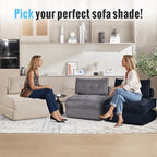 Folding Sofa Bed Convertible Sleeper Chair 33" - Image 6
