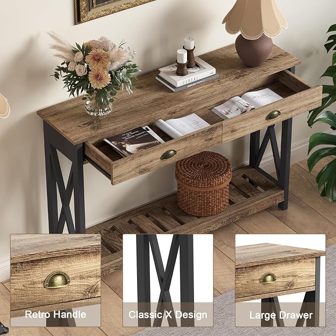 ChooChoo Farmhouse Console Table - Image 3