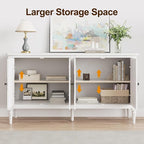 RoyalCraft 118" Buffet Cabinet - Image 4