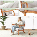 Set of 2 Mid Century Modern Accent Chair - Image 5