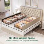 LARMACE King Size Bed Frame - Image 4