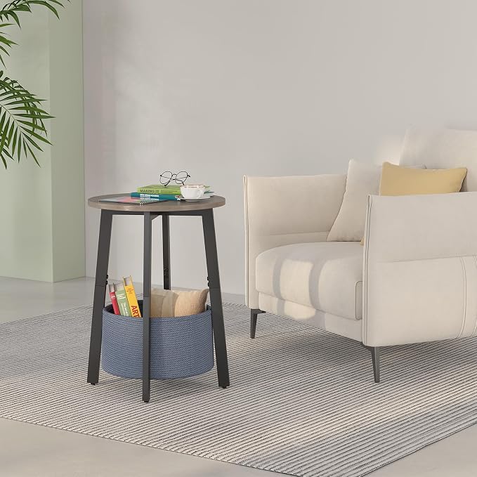 sthmec Small Round Side End Table - Image 4
