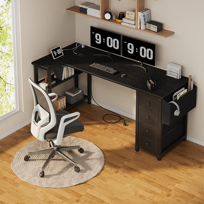 Lufeiya L Shaped Gaming Desk - Image 2