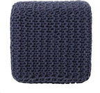 REDEARTH Square Hand Knitted Pouf - Image 4