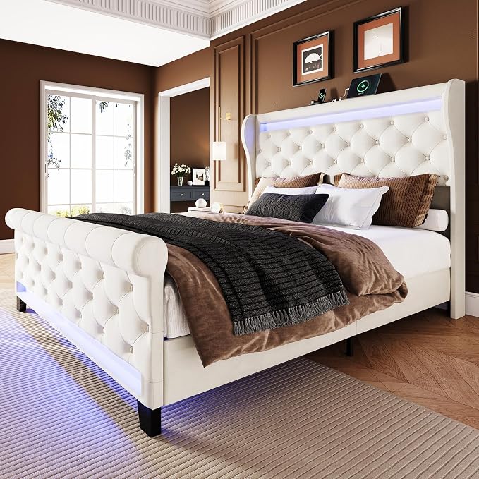 Belffin Queen Size Bed Frame - Image 9