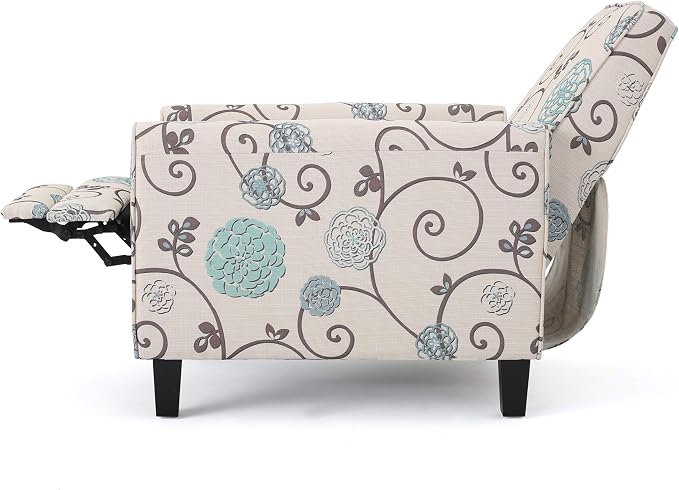 Christopher Knight Home Emmie Fabric Recliner, Light Beige - Image 6