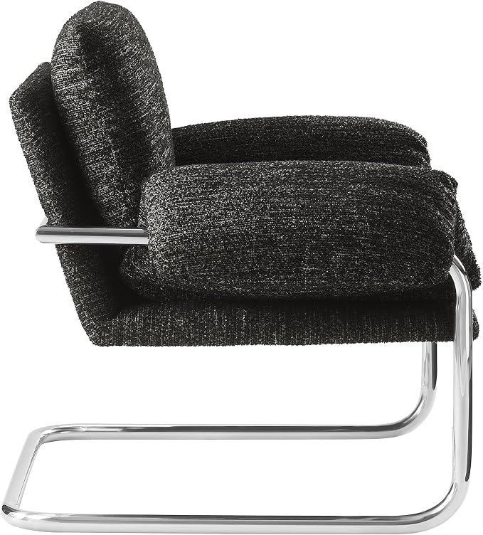 Modway Ansel Boucle Accent Chair in Charcoal - Image 6