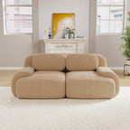 Boneless Sectional Couch, No Assembly Required, 81.8” Modular Cloud Sofa - Image 2