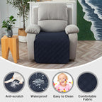 Genina Waterproof Recliner Chair Covers, Recliner Cover - Image 2