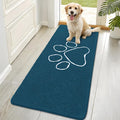 OLANLY Dog Door Mat for Muddy Paws 70x32, Paw Print Design Chenille Mud Mat | by OLANLY