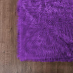 Goolela Purple Area Rug 5x7 Fluffy Fuzzy Furry Carpet - Image 6