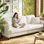 Welzona 83" Couches for Living Room, Teddy Sofa Couch, Comfy Sofas for Living by WelzonaDirect