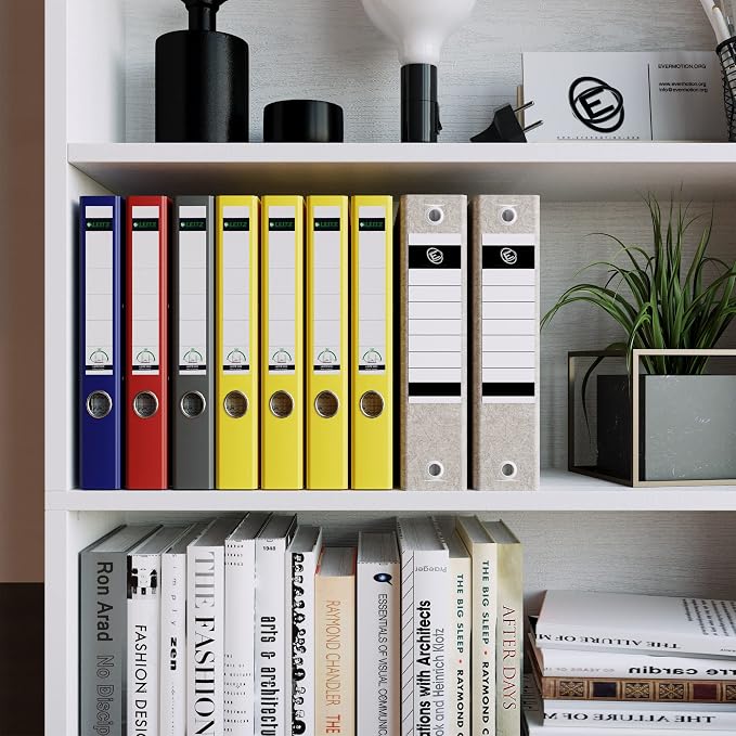 IRONCK Bookshelves and Bookcases Set of 2 Floor Standing 6 Tiers Display - Image 5