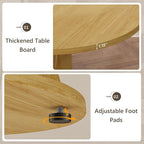 Einhomn 43-59" Extendable Round Dining Table, Kitchen Table - Image 7