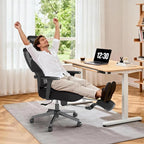 Ergonomic Office Chair with Footrest – Adjustable Lumbar Support, 3D Armrests & - Image 8