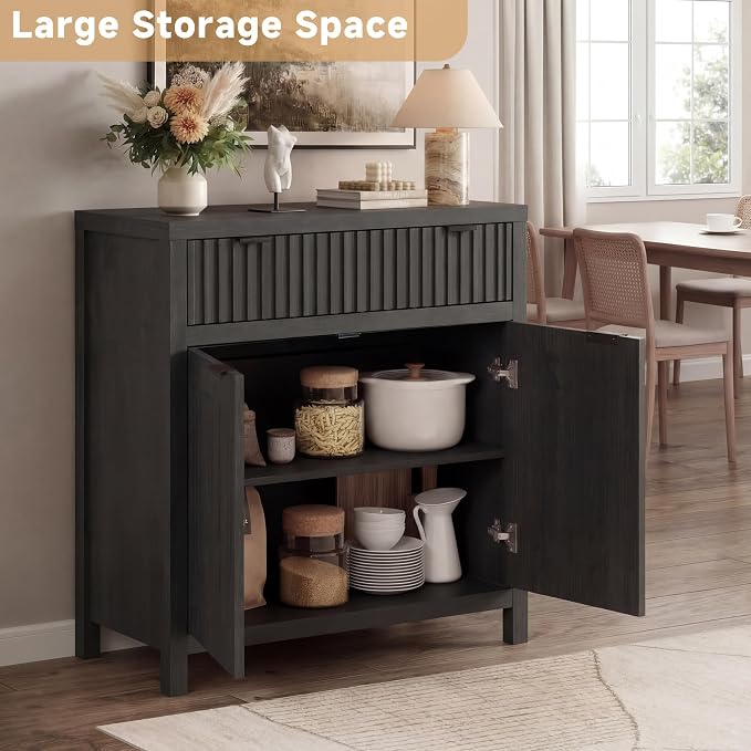 Fatmok Fluted Buffet Cabinet - Image 5