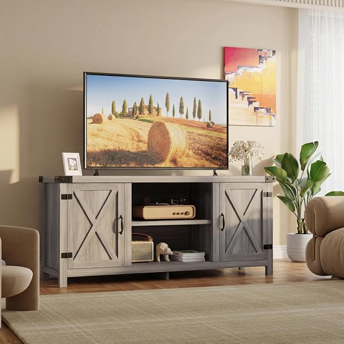 YESHOMY Modern Farmhouse TV Stand by SearchallYESHOMY