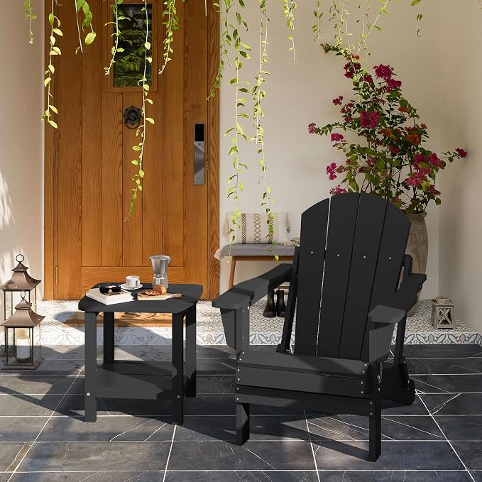 SERWALL Double Adirondack Side Set of 2, Table Rectangular End Table - Image 10