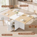 Jocoevol Space Saving Folding Dining Table - Image 5