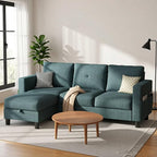 SUNLEI Convertible L-Shaped Sectional Couches - Image 8