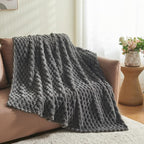 NEWCOSPLAY Fleece Clouds Cozy Twin Blanket - Image 8
