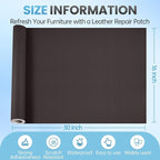 Leather Repair Patch Tape Kit, Vinyl Leather Repair Kit - Image 2