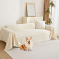 MYSKY HOME Boho Couch Cover Beige Sofa Covers by MYSKYHOME