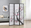 GTU Furniture Japanese Style 3 Panels Wood Shoji Room Divider Screen Oriental by GTUFurniture