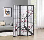 GTU Furniture Japanese Style 3 Panels Wood Shoji Room Divider Screen Oriental by GTUFurniture