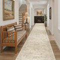 Soalmost Hallway Runner Rug 2'6" x 14' Washable Long Kitchen Rugs Beige | by Soalmost