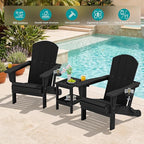 SERWALL HDPE Folding Adirondack Chair - Image 6