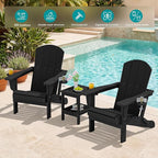 SERWALL HDPE Folding Adirondack Chair - Image 6