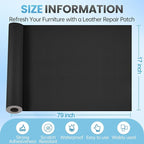 Leather Repair Patch Tape Kit, Vinyl Leather Repair Kit - Image 4
