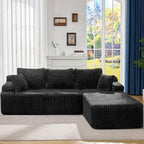 Modular Sectional Sofa Couches L-Shape Couch 3 Seat Modular Sofa Memory Foam by YourHomeDeservesMore