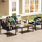 8Pcs Patio Cushion Covers, Outdoor Stretch Cushion Covers, Washable | Stretch - Image 6