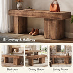 Thickened Solid Wood Bench, Heavy Duty Dining Bench - Image 5