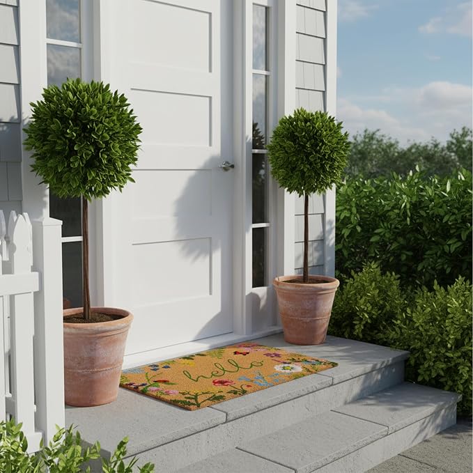 Calloway Mills AZ105991729 Floral Hello Doormat - Image 2
