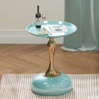 1-Pack Light Green Sleek Hourglass Side Table - Image 5